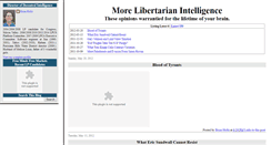 Desktop Screenshot of more.libertarianintelligence.com